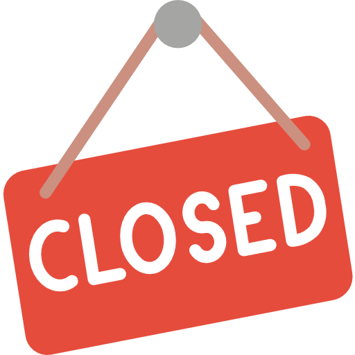 Closed sign